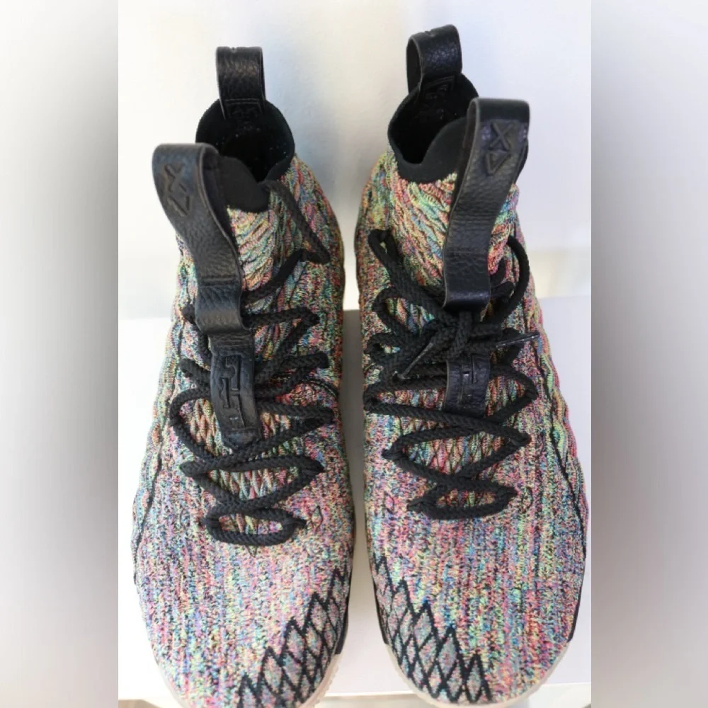Nike LeBron 15 XV “Four Horsemen” Fruity Pebbles Size 9.5 Limited Multicolor